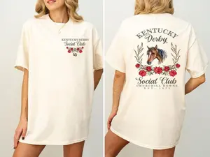 Kentucky Derby Social Club Shirt, Talk Derby To Me, Kentucky Derby Lover Sweatshirt, Horse Racing Tee