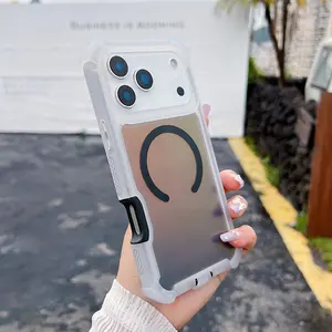 Laser Color Changing Magnetic Phone Case, Full Coverage Anti-Drop Shockproof, Fits iPhone 17/16/15/14/13 Series, Perfect Gift