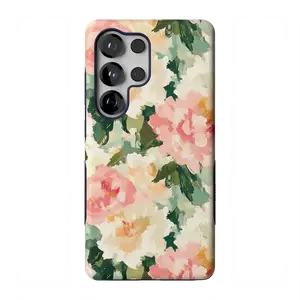 Casely Galaxy S25 Ultra Case | The Garden Room | Painted Petals | Bold Protective Design | Compatible with MagSafe