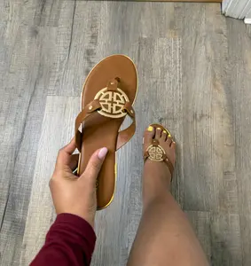 GEMA SLIP-ON SANDALS-TAN