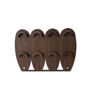 Vintage Four-Panel Jewelry Display Stand, Retro Fish Plaque Necklace Bracelet Organizer, Ideal Photography Prop for Accessories Storage