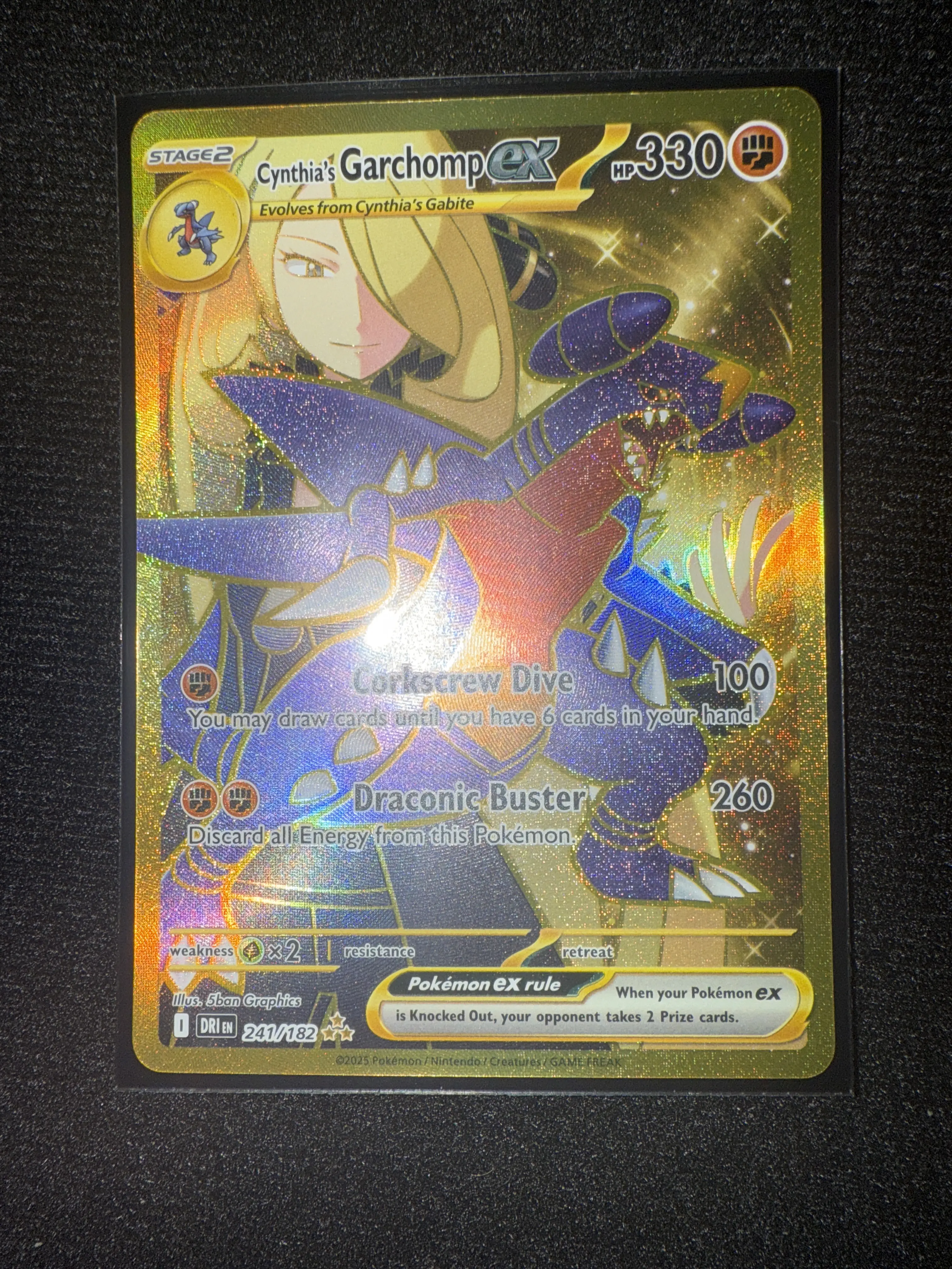 Cynthia's Garchomp Ex #241