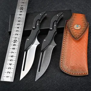 SDOKEDC D2 steel Pocket Knife Folding Knives for Men Tactical Hunting Outdoors Camping Survival Gear Edc Tools fishing Knifes