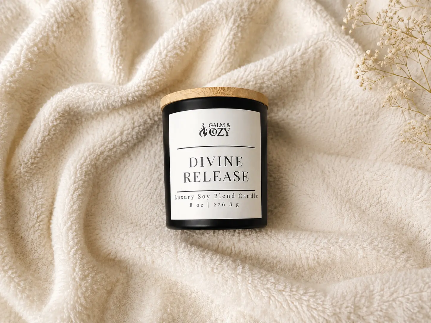 Divine Release | 8 oz Luxury Soy Blend Candle