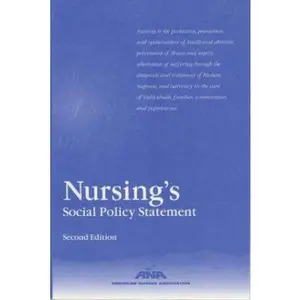 USED Book - Nursing's Social Policy Statement (American Nurses Association) by American Nurses Association (Paperback) - english