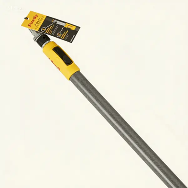 Adjustable Extension Pole, 4 to 8 Feet Telescoping Handle, Professional Painting Tool, Lightweight Durable Design, for Rolling and Cleaning Tasks, Easy-Grip Non-Slip Surface