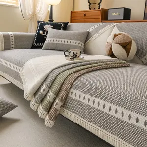 Luxury Sofa Cushion Cover, Washable Sofa Slipcover, Universal Pet-Friendly Design, Suitable for Single to Multiple Seater Sofas, All-Season Use