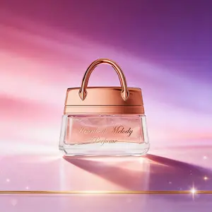 Women Perfume Bag 50ML Floral Scents Perfume Long Lasting Fragrance Luxurious Scent Premium Scent Classic Handbag Design Ideal Gift for Her Eau De Parfume