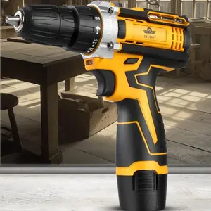 12V Electric Drill, Rechargeable Cordless Handheld Electric Drill, Multifunctional Power Drill for Home Use, DIY Projects, Power Tools