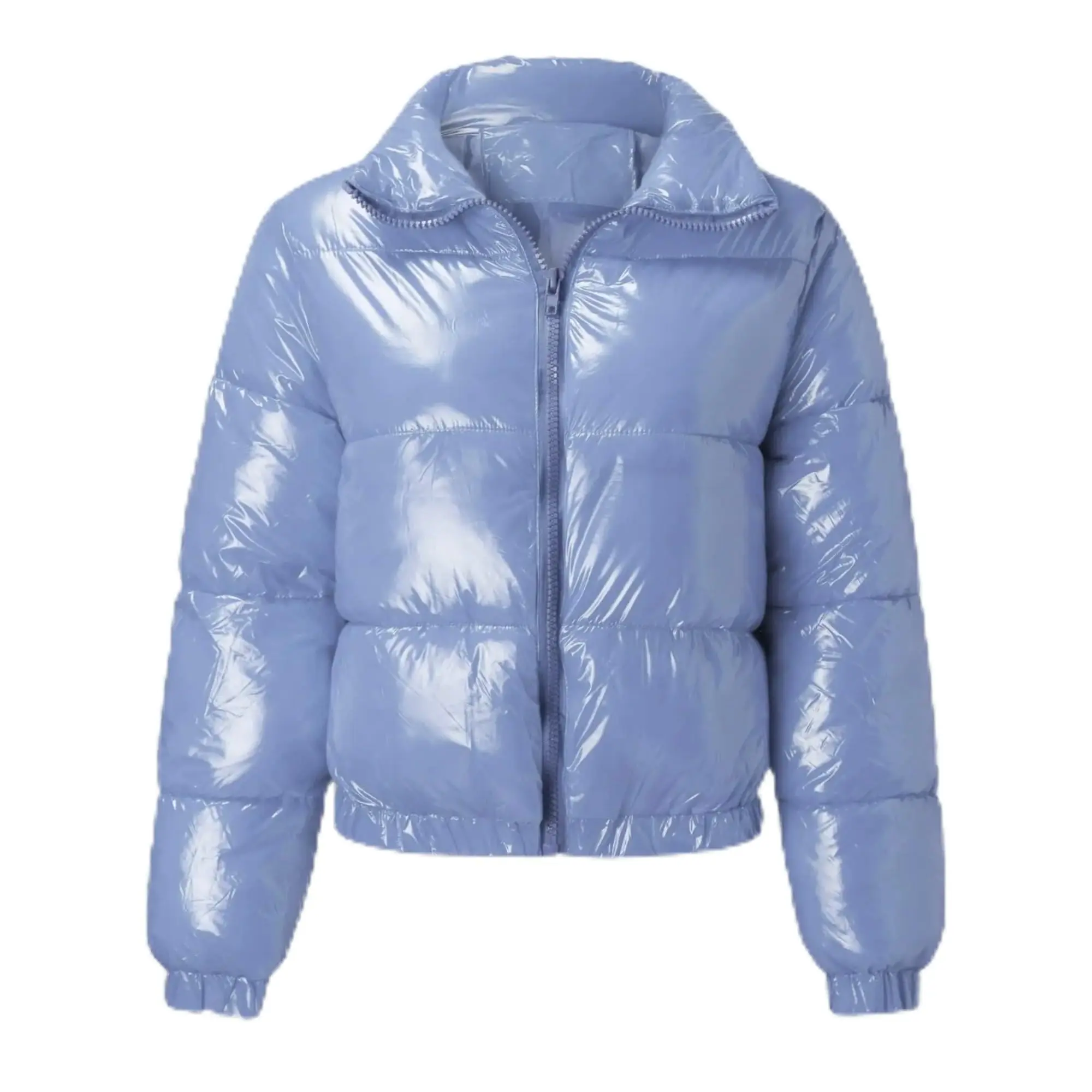 RENDEZVOUS -Serene Sky Puffer | Womens Pastel Blue Puffer Coat (US, Alpha, Small, Regular, Regular, Blue)