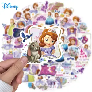 Disney Authorized Princess Sophia Stickers - 50pcs Decorative Graffiti Decals for Laptops & More