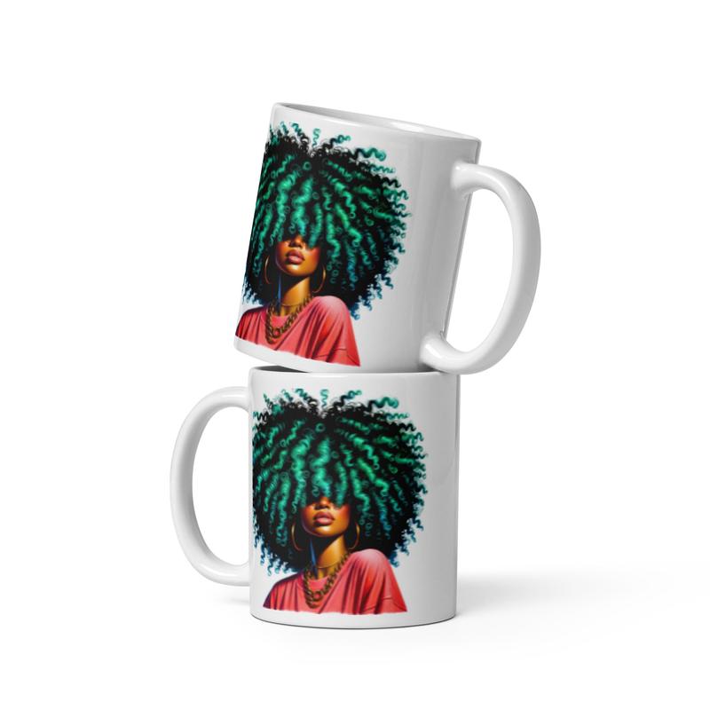 Emerald Energy Curls Mug