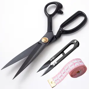 Fabric Scissors Professional 9 inch Heavy Duty Scissors for Leather Sewing shears for Tailoring Industrial Strength High Carbon Steel Tailor Shears Sharp for Home Office Artists Dressmakers