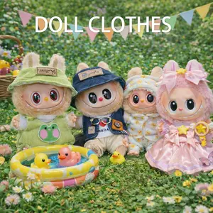 Handmade 12/13 PCS Doll Clothes Sets for 6 in Dolls - Adorable Outfits for Your Favorite gift Dolls collectible