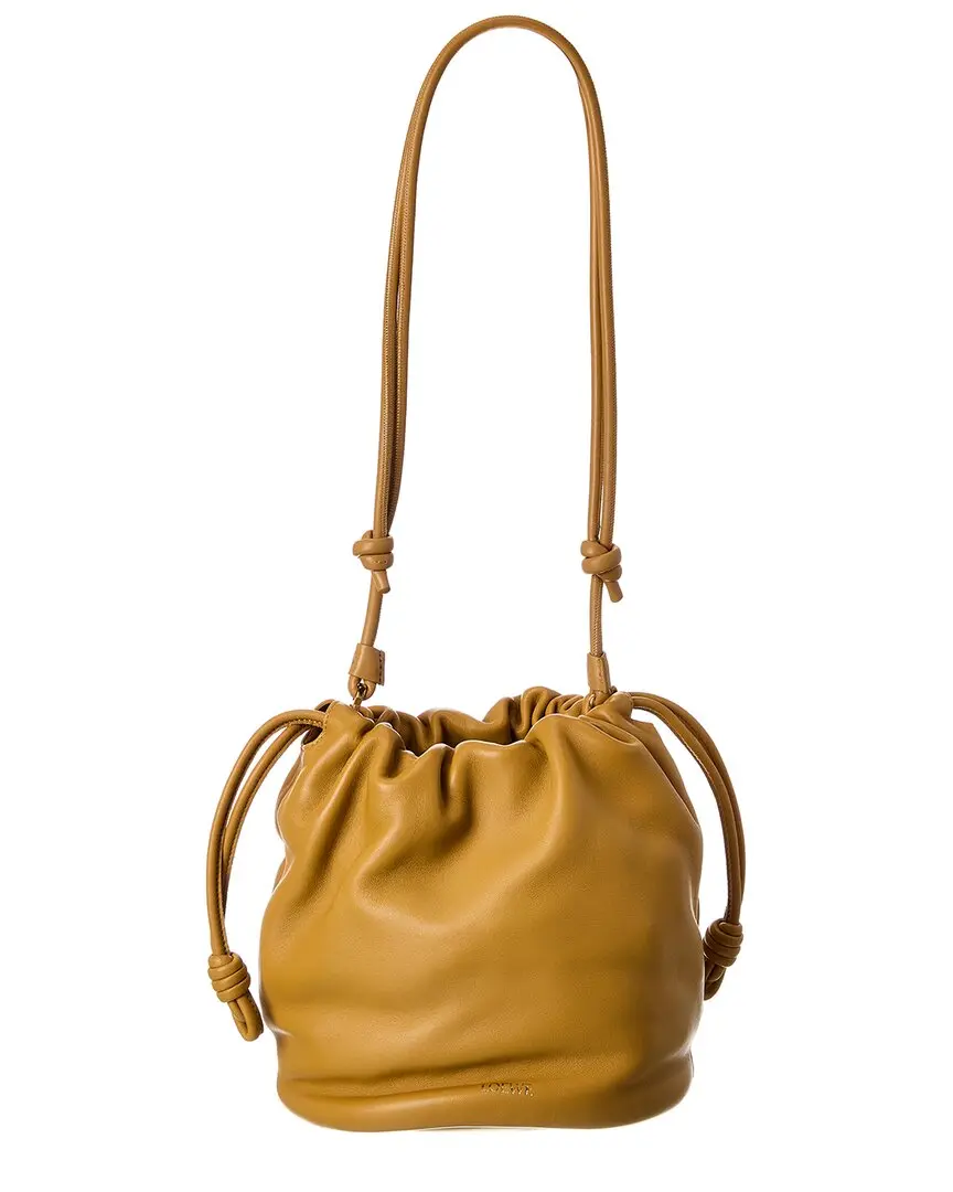 Loewe Flamenco Small Leather Bucket Bag