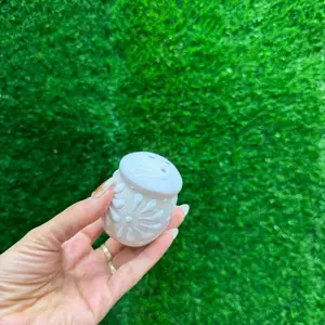 Salero Relieve (Cielito Lindo) color Blanco Blanco Sets.