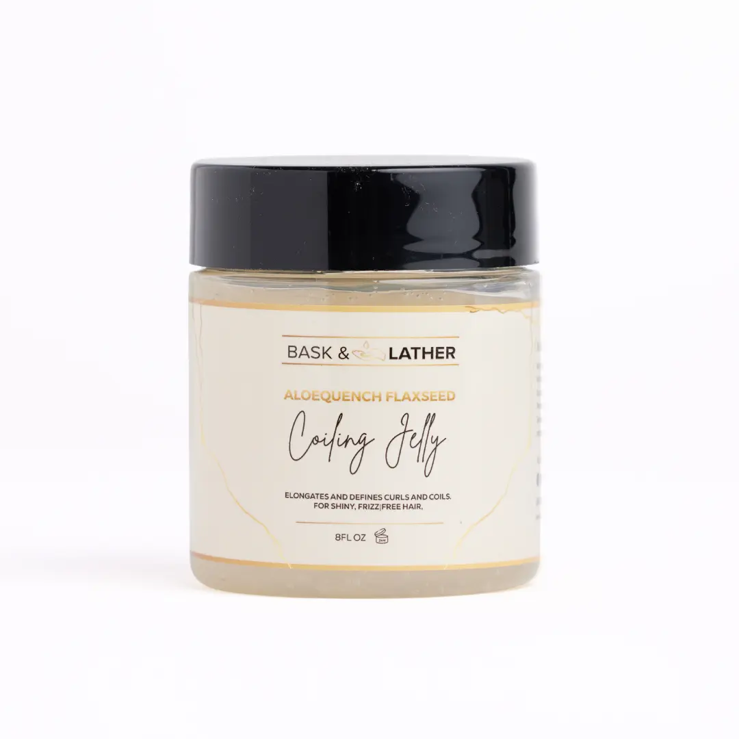 Aloequench Flaxseed Coiling Jelly Gel Haircare for Curl & Wavy Hair Coils Gentle Aloequench Flaxseed Coiling Jelly Gel Haircare for Curl & Wavy Hair Coils Gentle