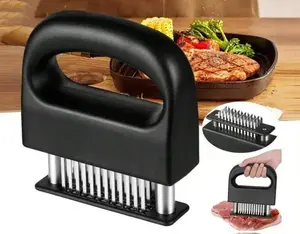 [USA Stock] - Meat Tenderizer Tool, 48 Stainless Steel Needle Blades, Compact Cooking Utensil