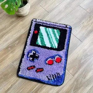 Game Console Shaped Rug, 1 Count Non-slip Soft Floor Mat, Decorative Carpet for Home Living Room Bedroom Bathroom Dormitory, Home Decor Rugs, Indoor Floor Rug, Modern Indoor Rug