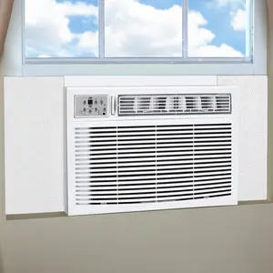Window Air Conditioner Foam Insulation Panel 17 in, Good Sealing AC Side Panels Window Insulation Kit for Window AC, All Season Protection, Pack of 2