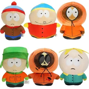 20cm South Park Toy Cartoon Plush Dolls Stan Marsh Kyle Browski Eric Theodore Cartman Plush Pillow Toy Children's Birthday Valentine's Day gift