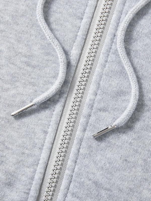 Men's Spring & Autumn Lightweight Long-Sleeve Personalized Pocket Zipper Hoodie Regular Fit Casual Sports Outdoor Jacket for Leisure Running Fitness Beige Plain Menswear Tops Stylish Sweatshirts Clothes