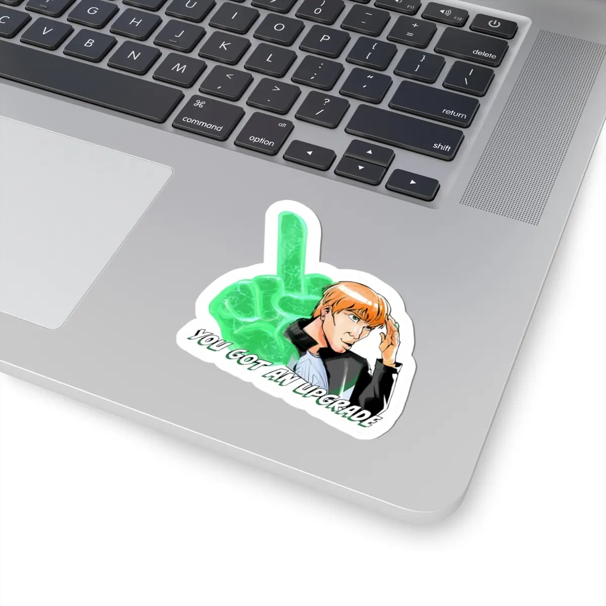 You Got An Upgrade Sticker Superhero Movie, Superhero Fans Decorative Sticker