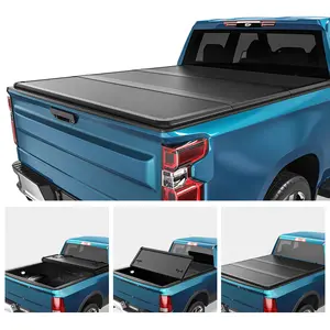 Soft Roll-Up/Hard Tri-fold Truck Bed Tonneau Cover Fit for Chevy Silverado & GMC Sierra 2019-2024 Bed Without Multi-Flex Tailgate
