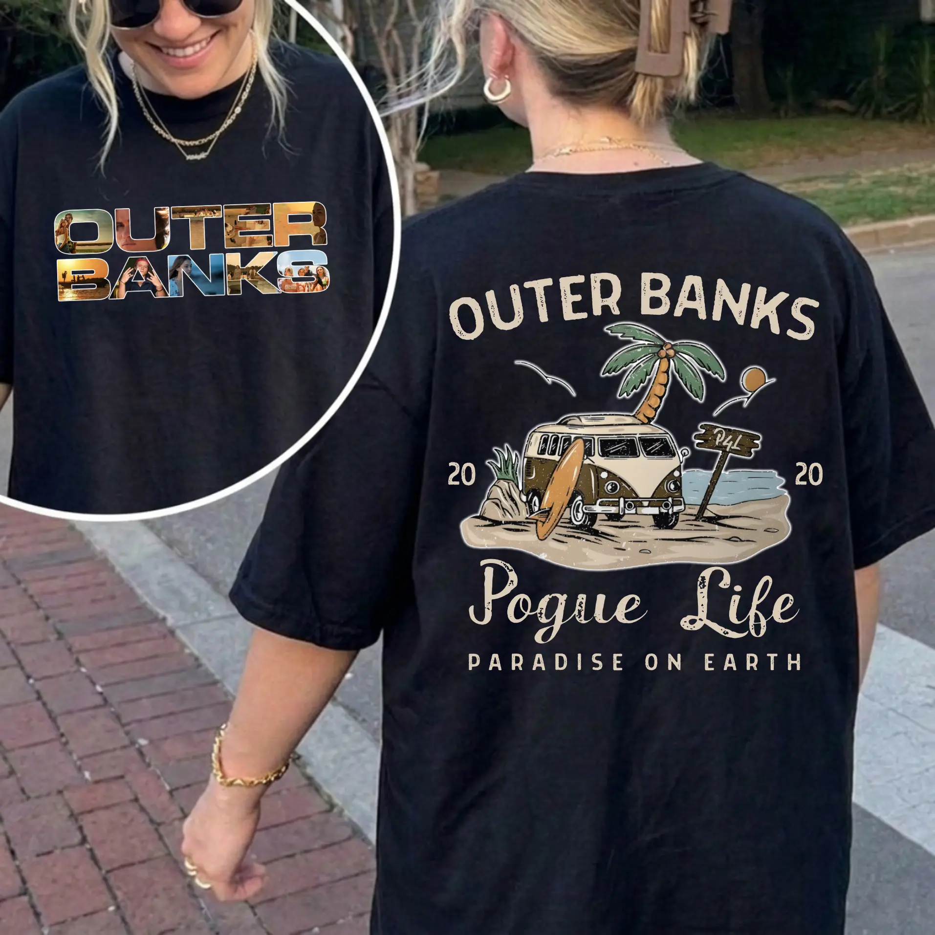 Outer Banks Pogue Life Vintage Graphic T-Shirt | Retro Beach Vacation Unisex Oversized Summer Tee, Movie Fan tee, Trending Shirt for women and men