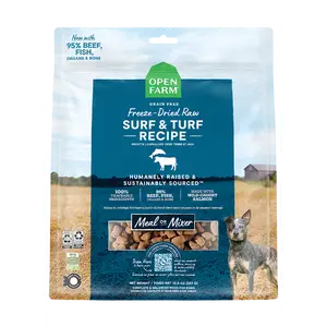 Open Farm Surf and Turf Morsels Freeze-Dried Raw Dog Food