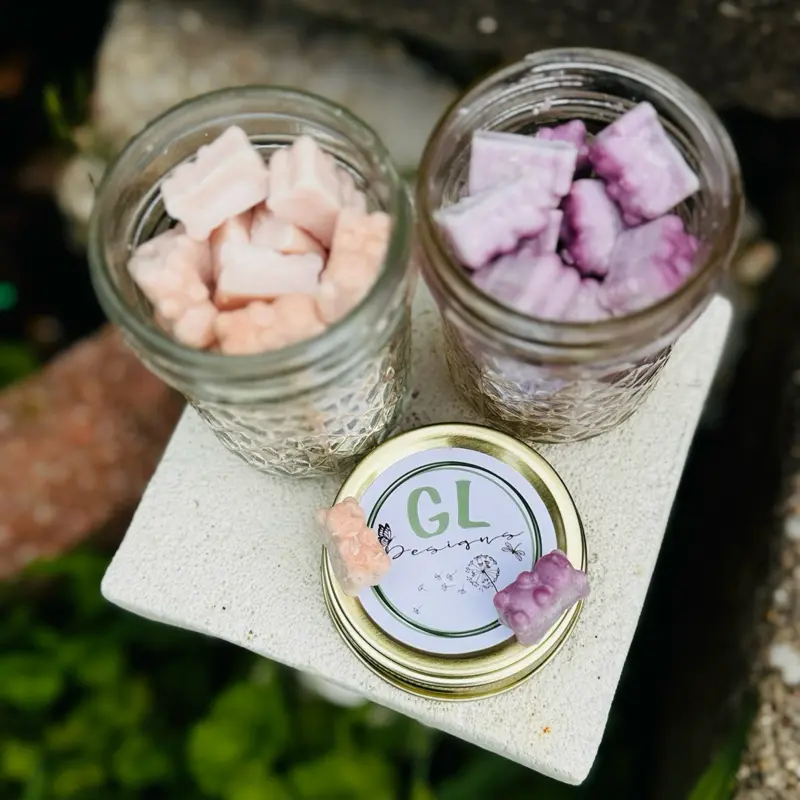 Teddy Bear Melt Jars, Scented Wax Melts for Home Fragrance, Long-Lasting Aromatherapy Jars
