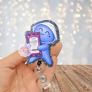 CNA badge reel, retractable id holder