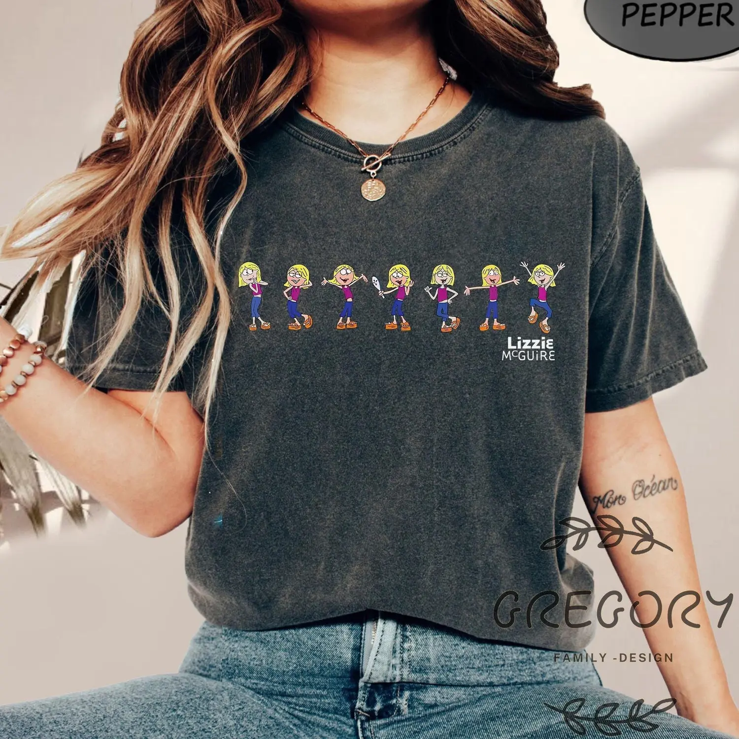 Lizzie McGuire Shirt, Trendy Lizzie McGuire Cartoon Shirt, Cartoon Lizzie McGuire Shirt, Lizzie Sweatshirt, Lizzie McGuire Sweatshirt JL