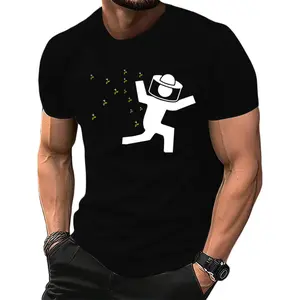 Beekeeper Chased by Bees Funny Running Beekeeper T-Shirt