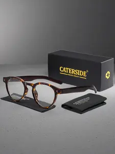 Elegant Retro Tr Frame Anti-Blue Light Glasses, Unisex Casual Style, Perfect for Travel Beach Driving Music Festivals Weddings Gifts