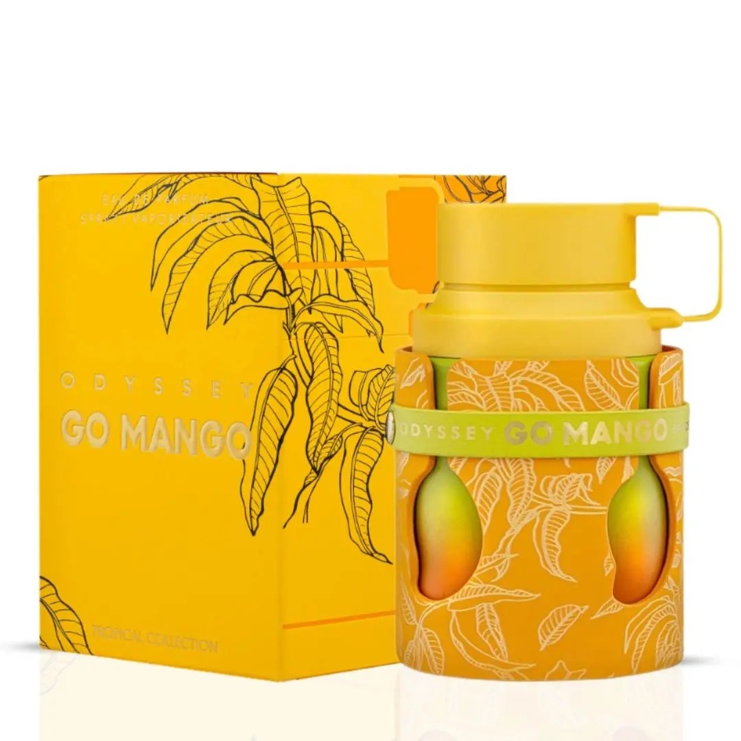 Odyssey Go Mango Topical Collection Eau de Parfum Spray 100ml (3.4 oz) by Armaf | A Burst of Tropical Energy