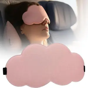 Side Sleep Eye Mask Unisex Soft Zero Pressure 3D Cloud Sleeping Mask, Breathable with Adjustable Elastic Strap, Suitable for Travel
