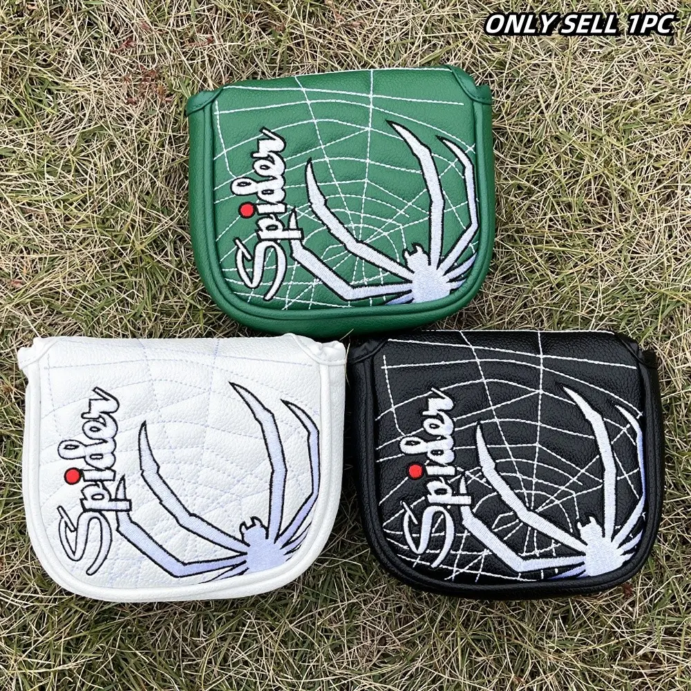 Spider Pattern Golf Club Head Cover, 1 Count Dust-proof & Durable Golf Club Head Cover, Golf Accessories for Men & Women