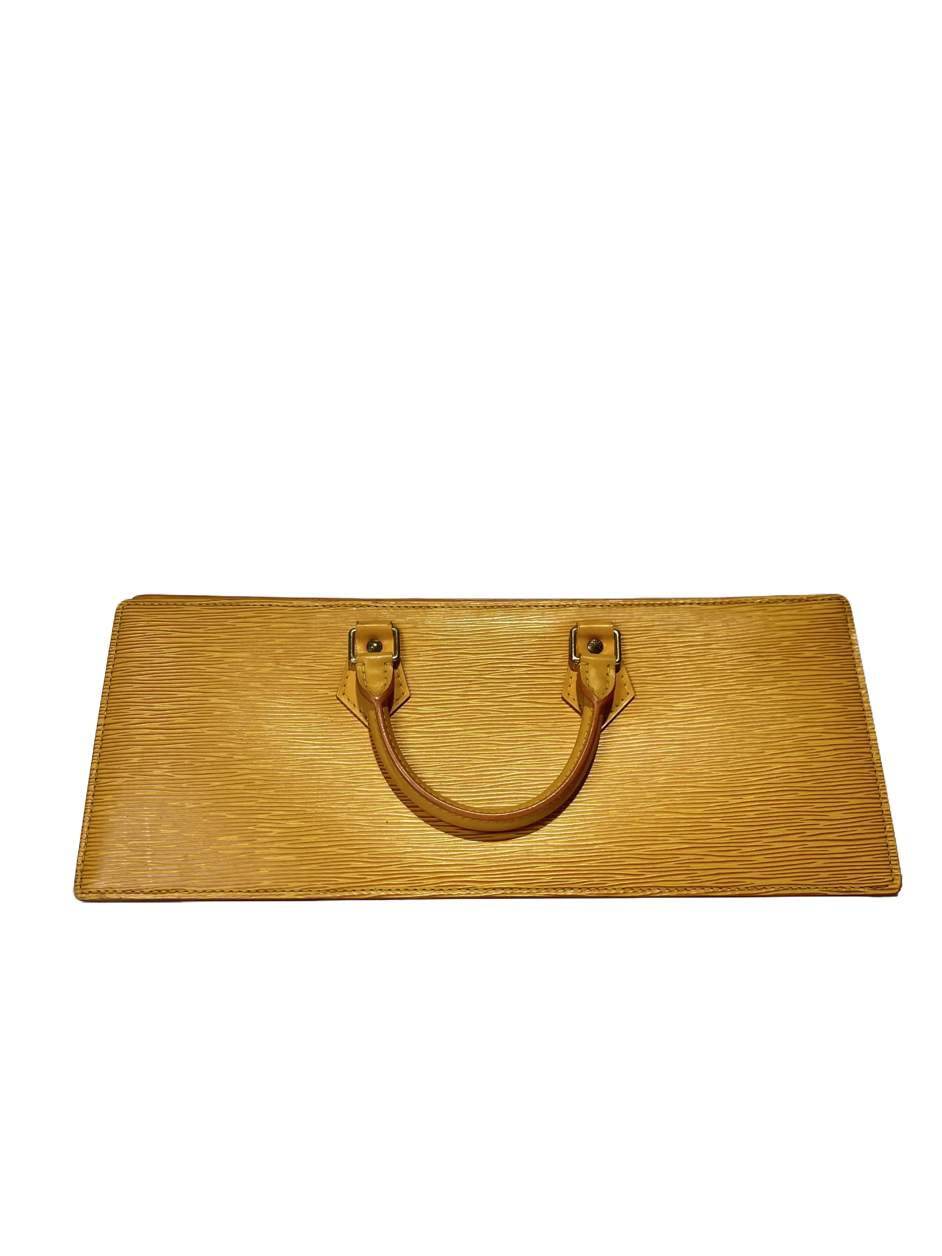 Pre-owned Louis Vuitton Vintage Epi Leather Sac Triangle Bag