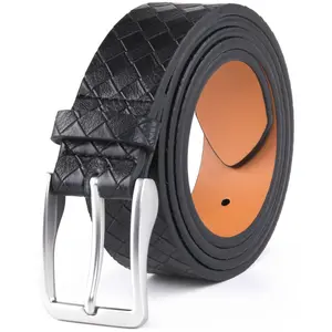 Genuine Split Leather Belt - High Quality Belt for Men