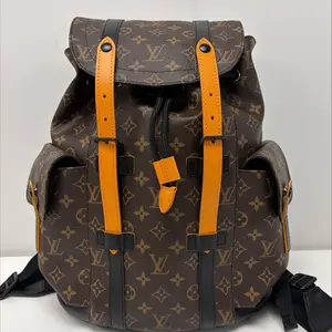 Pre-owned Louis Vuitton Leather Backpacks Christopher Backpack Monogram L26010644