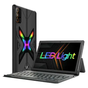 FUFFi-LED Light Tablet PC, 10 Inch Display, 4GB RAM + 64GB Storage, Octa-Core Processor, Dual Sim Cards, Android Os, 5000mah Battery,Android Tablet