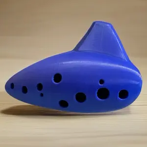 Blue Ocarina Instrument with 8 Holes for Easy Playing and Versatile Sound