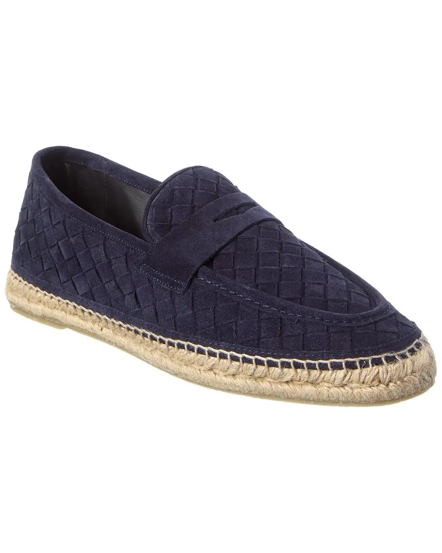Castañer Nilo Woven Suede Loafer