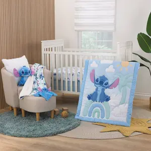 Disney Stitch Crib Set - 3pc