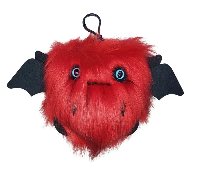 The Monsters Plush Red Holiday Charm with Silver Antlers Northlight Standing Plush Moose Christmas Figure with  main image 3