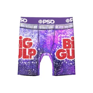 PSD Youth Boys 7-Eleven Big Gulp Grape Boxer Brief - Soft, Breathable and Comfortable Stretch Underwear