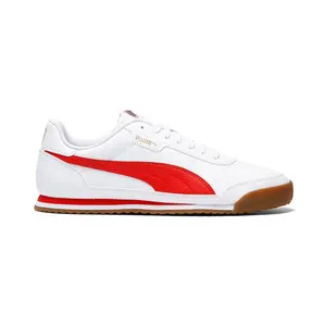 PUMA Mens Turino Ii Lace Up Sneakers Shoes Casual - White