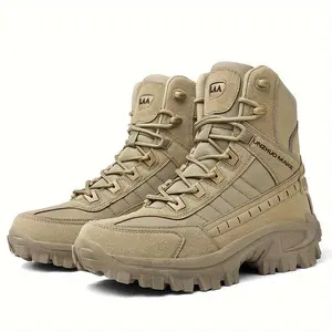 Men's solid color top and boots, comfortable, lace free, durable shoes, men's outdoor activities, men's shoes