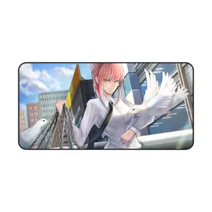 Chainsaw Man Makima Desk Mat – Anime Mouse Pad for Desk Setup | Elegant Otaku Room & Gaming Decor Gift